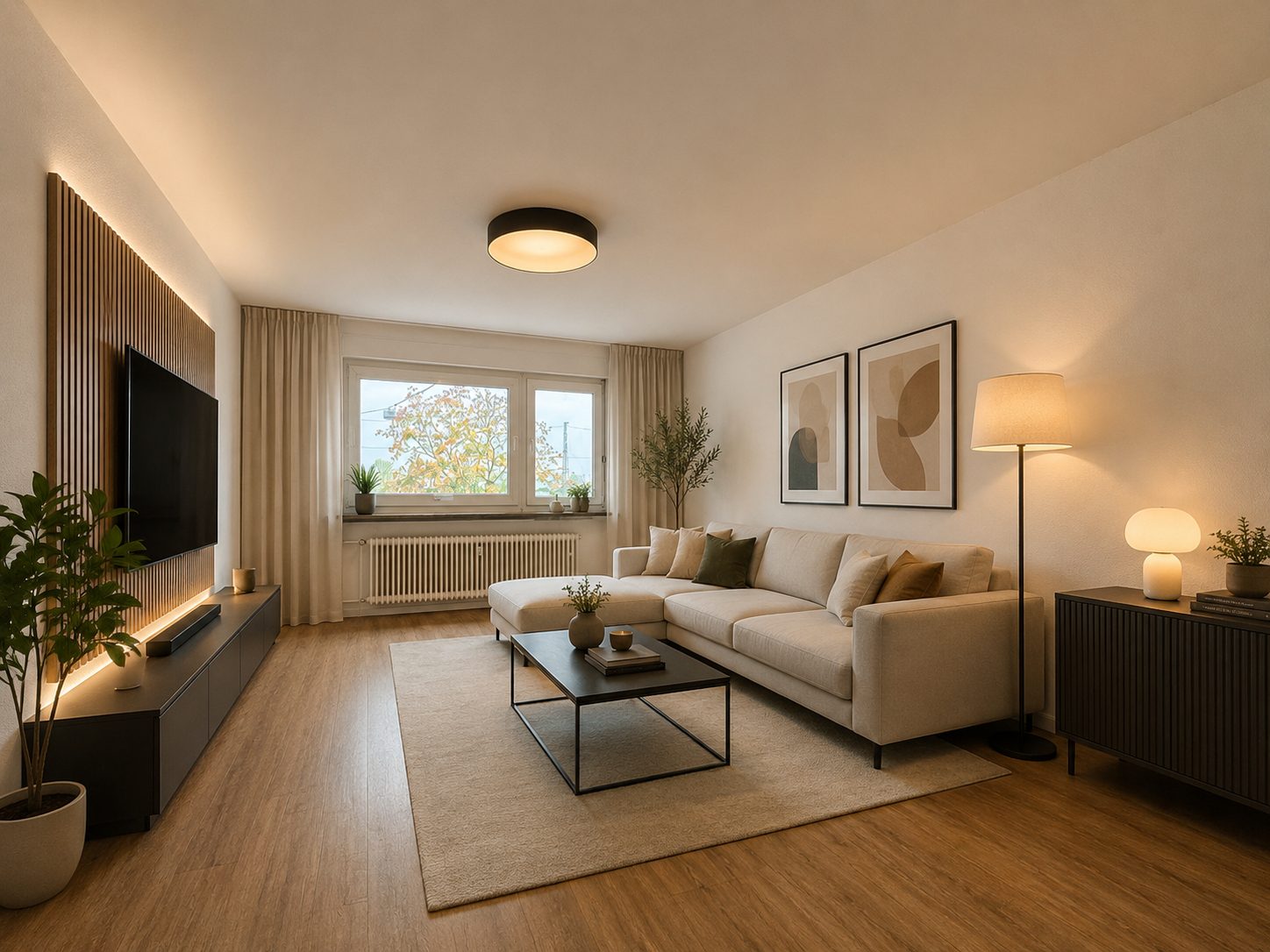 Immobilienangebot - Düsseldorf - Alle - Oberbilk: 2-Zimmer-Eigentumswohnung mit Wintergarten und Tiefgaragenstellplatz
