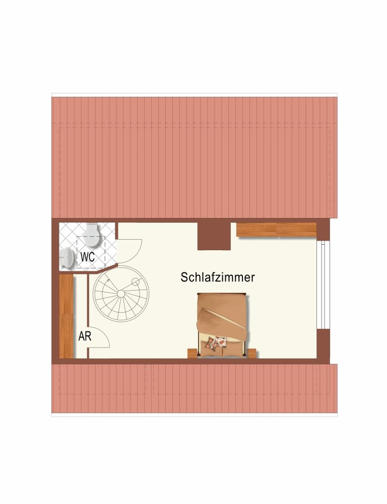 Immobilienangebot - Düsseldorf - Alle - Düsseldorf Benrath: 2-Zimmer Maisonette Wohnung mit Nord-West-Balkon!