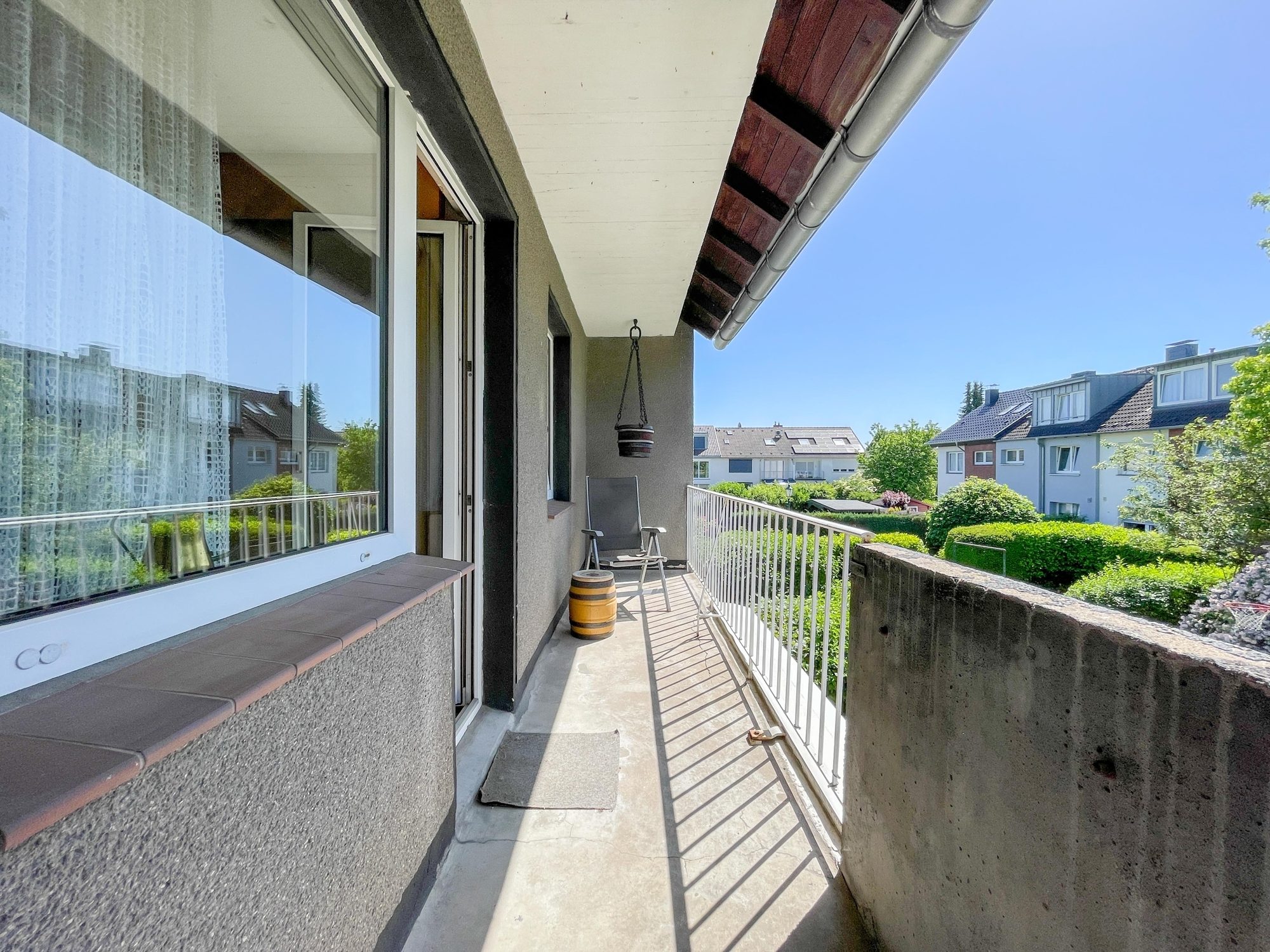 Immobilienangebot - Düsseldorf - Alle - Wersten: gepflegtes Reihenmittelhaus mit Süd-Garten und Entwicklungspotenzial in ruhiger Lage
