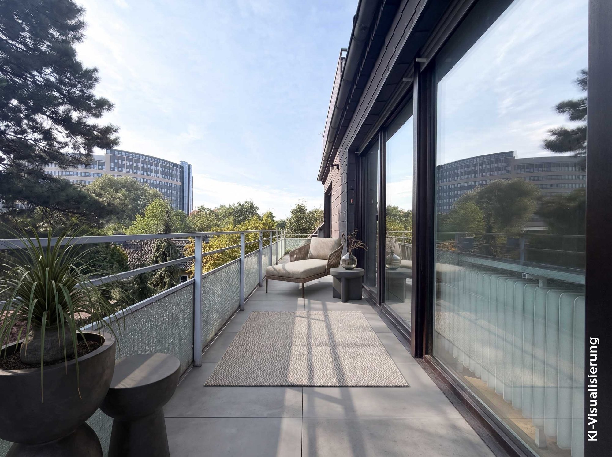 Immobilienangebot - Düsseldorf - Alle - Düsseldorf-Rath: Attraktive 3-Zimmer-Wohnung mit zwei Balkonen – ab sofort bezugsfrei!