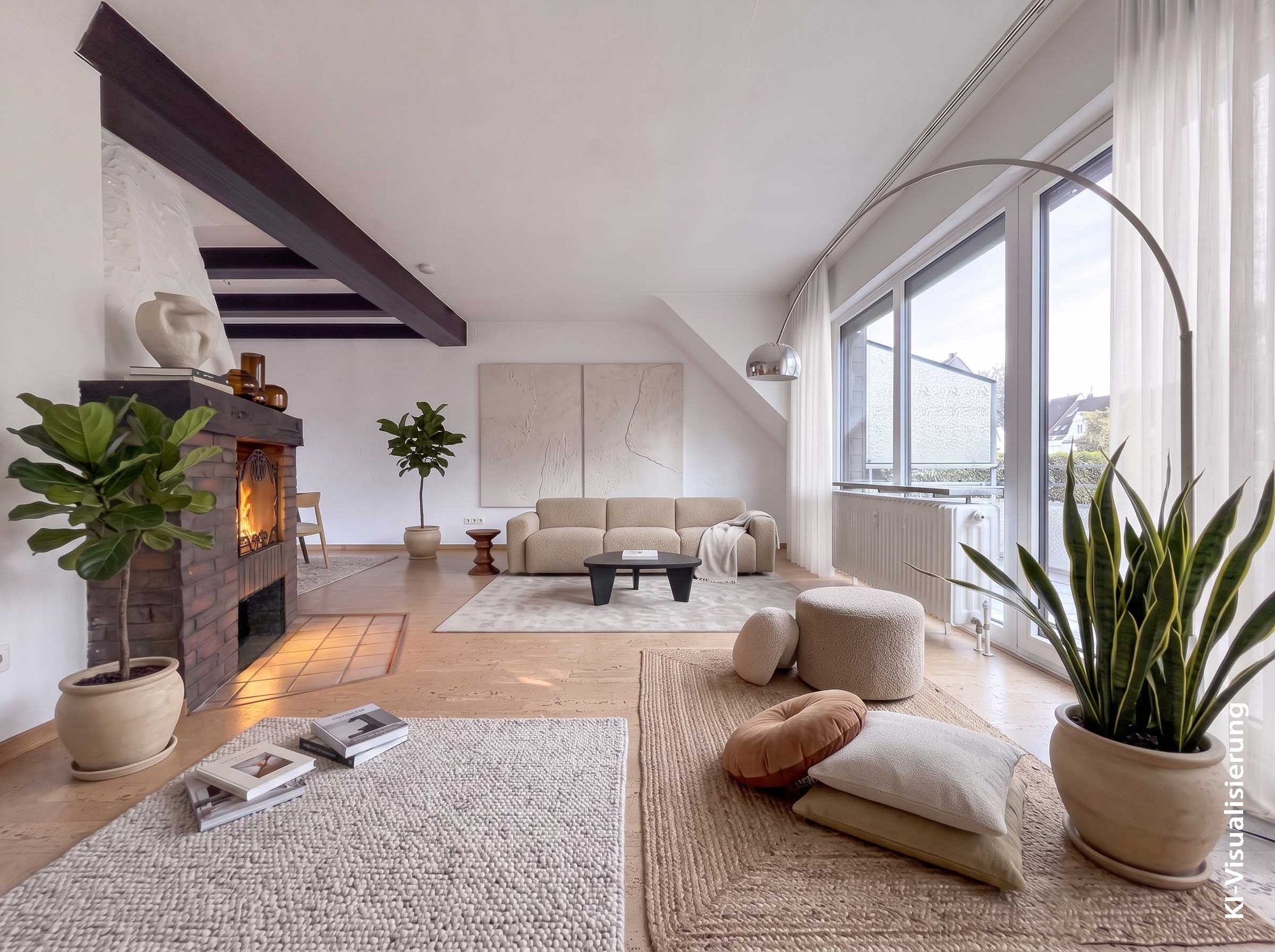 Immobilienangebot - Düsseldorf - Alle - Düsseldorf-Rath: Attraktive 3-Zimmer-Wohnung mit zwei Balkonen – ab sofort bezugsfrei!