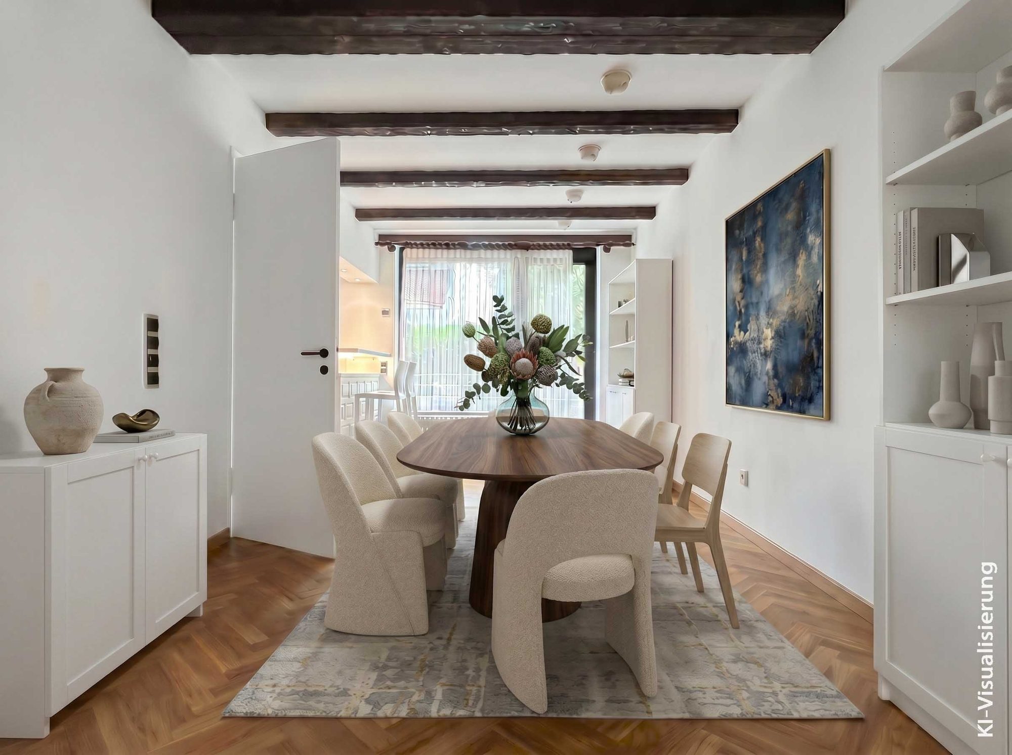Immobilienangebot - Düsseldorf - Alle - Düsseldorf-Rath: Maisonette mit Hauscharakter, Garten und separat vermietetem Appartement!