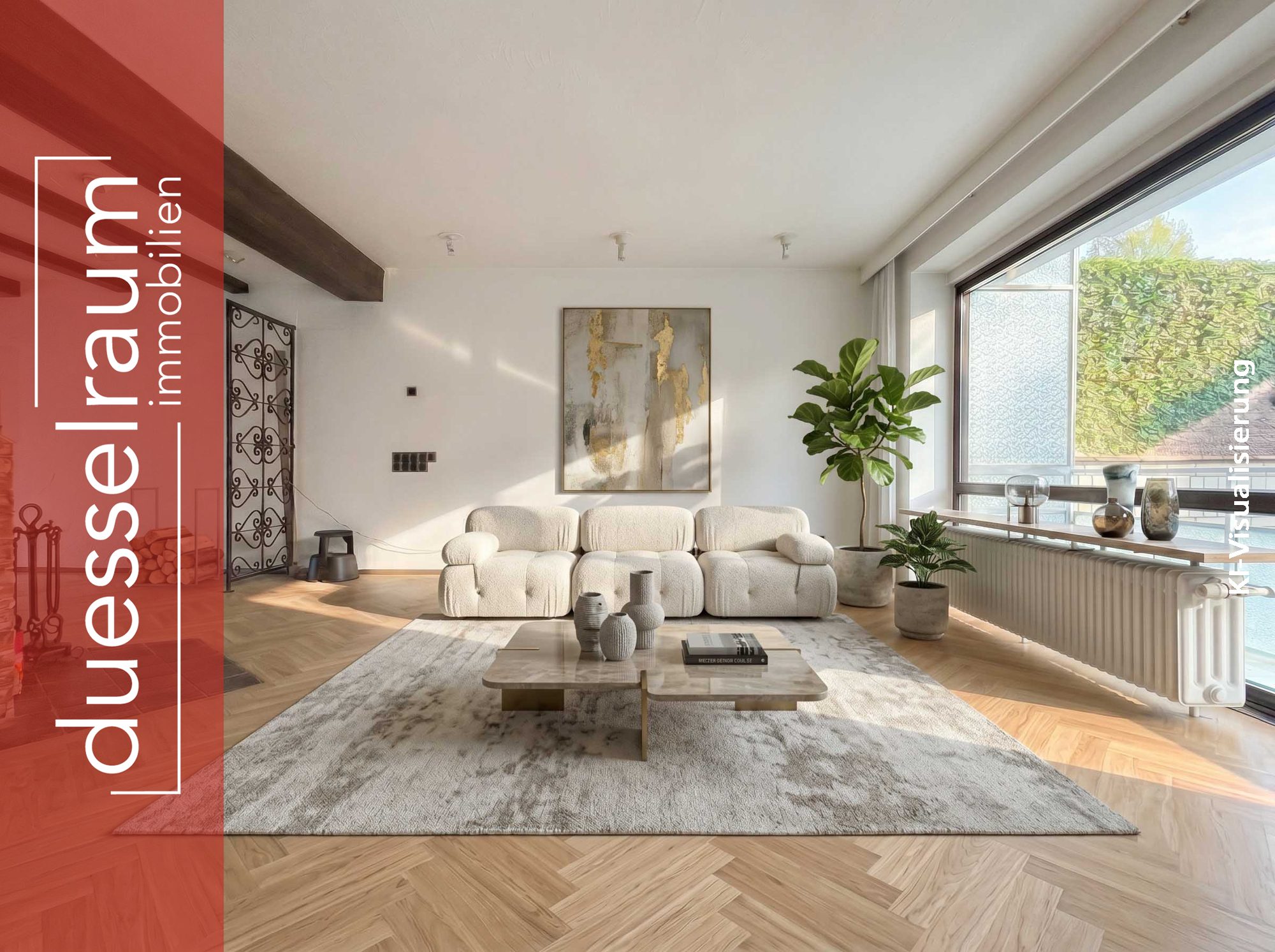 Immobilienangebot - Düsseldorf - Alle - Düsseldorf-Rath: Maisonette mit Hauscharakter, Garten und separat vermietetem Appartement!