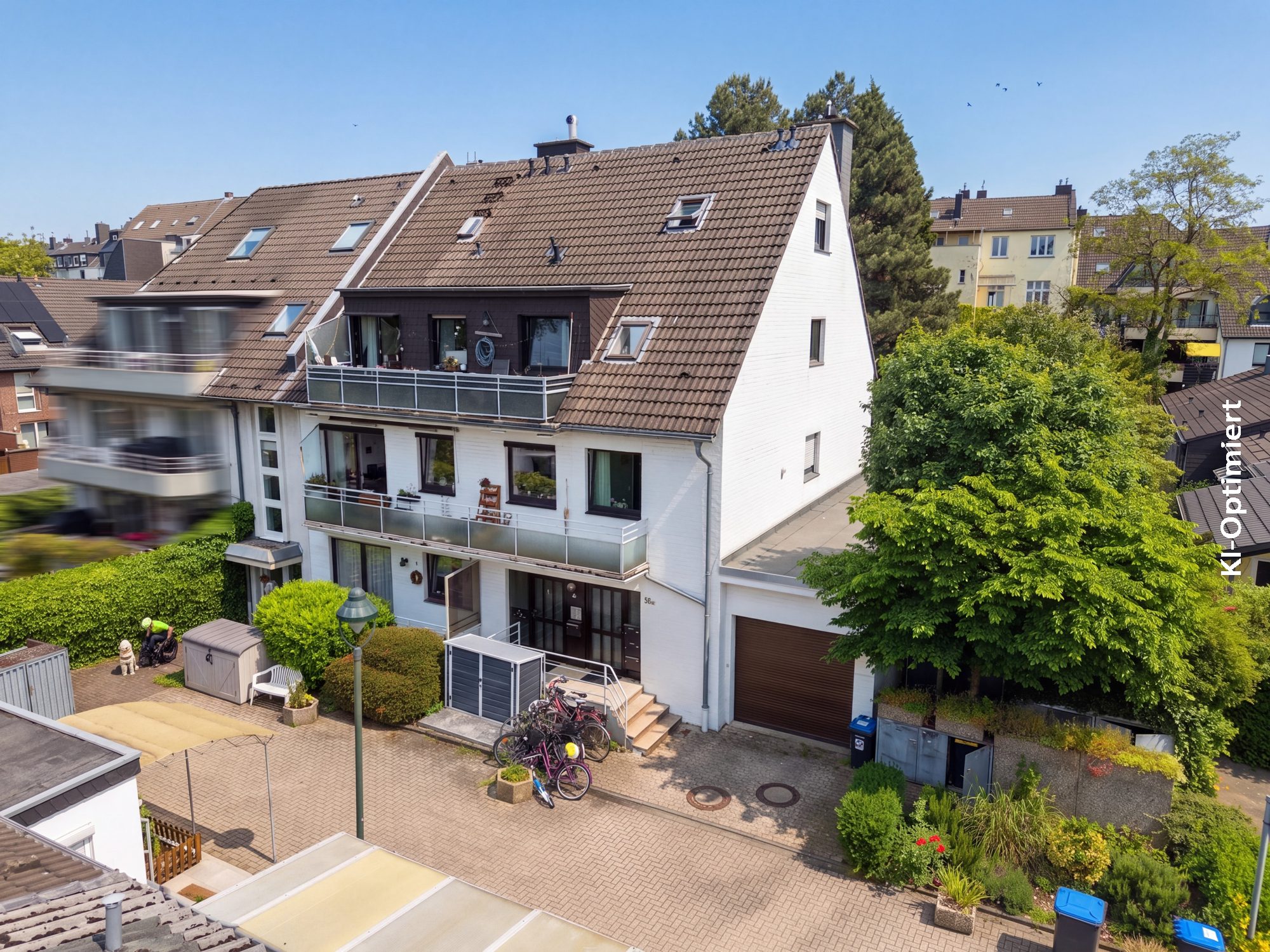 Immobilienangebot - Düsseldorf - Alle - Düsseldorf-Rath: Zwei vermietete Wohnungen als Einheit – ideal für Eigennutzung oder Kapitalanlage!