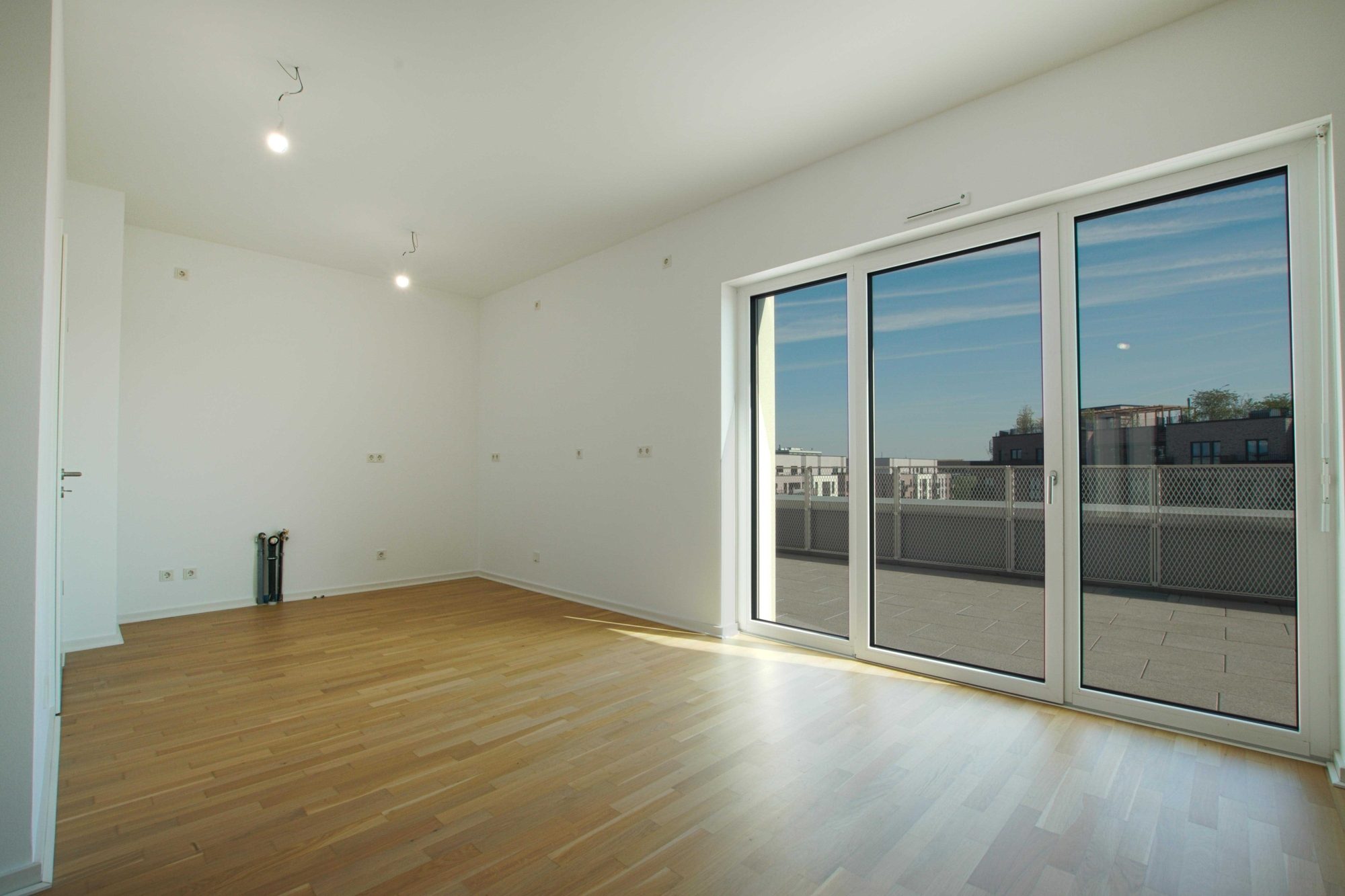Immobilienangebot - Düsseldorf - Alle - Düsseldorf-Derendorf: Penthouse mit Einbauküche im Quartier maxfrei – Großzügig Wohnen mit Weitblick