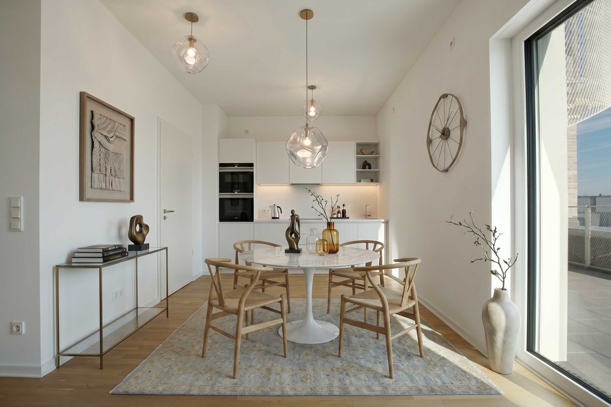 Immobilienangebot - Düsseldorf - Alle - Düsseldorf-Derendorf: Penthouse mit Einbauküche im Quartier maxfrei – Großzügig Wohnen mit Weitblick