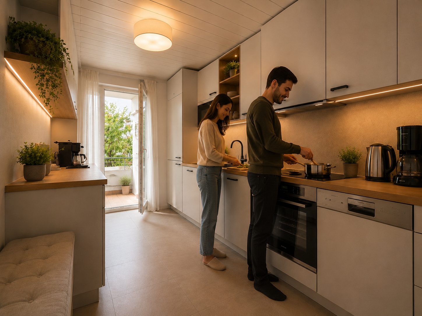 Immobilienangebot - Düsseldorf - Alle - Unterbilk: Raum für Ihre Ideen – 4-Zimmer-Wohnung mit zwei Balkonen und Rheinturmblick