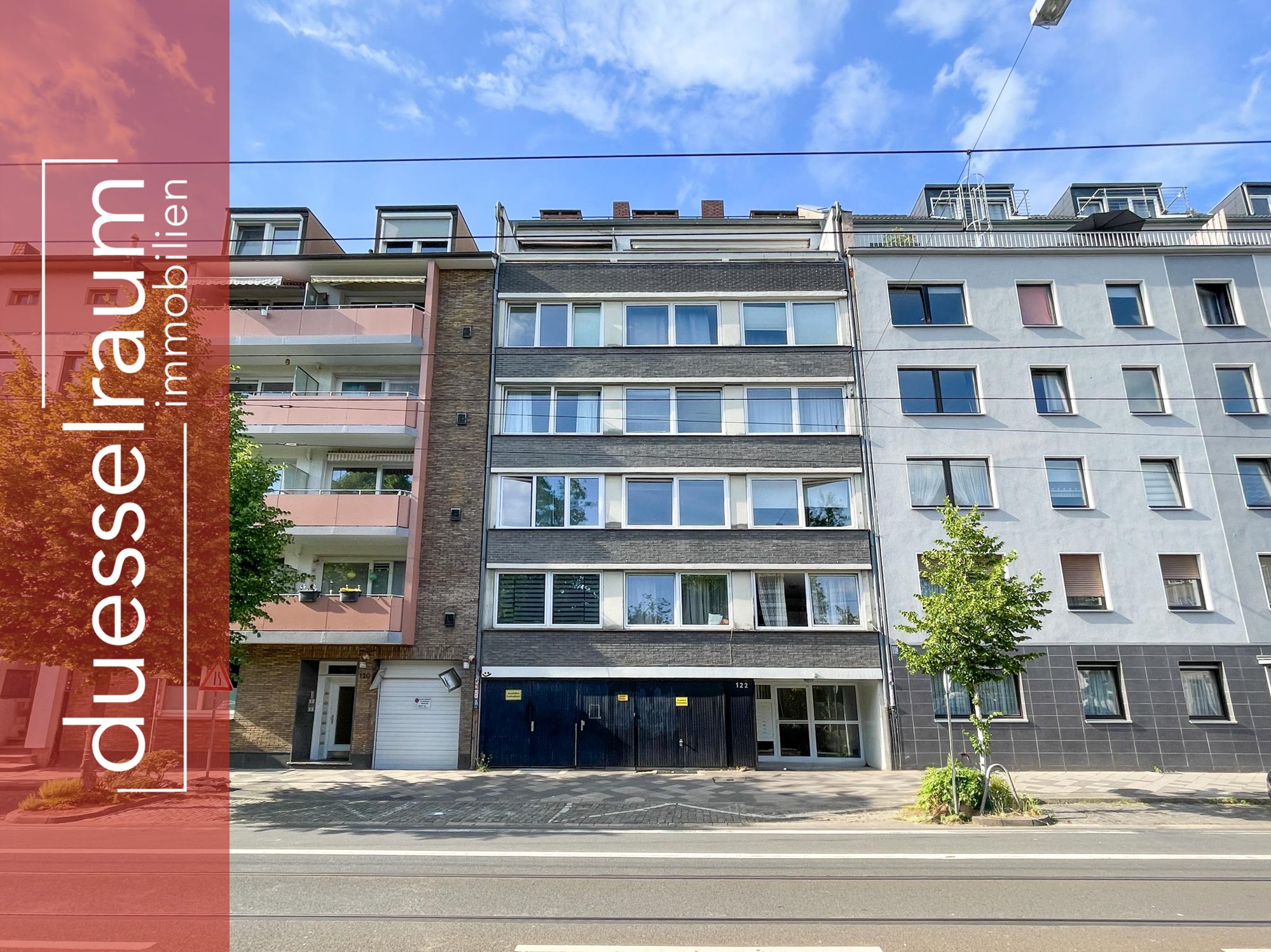 Immobilienangebot - Düsseldorf - Alle - Unterbilk: großzügige 4-Zimmer-Wohnung mit ca. 107 m² – aktuell in vier Apartments aufgeteilt