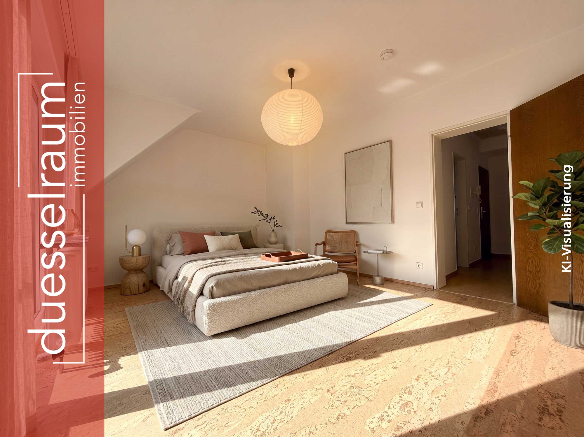 Immobilienangebot - Düsseldorf - Alle - Düsseldorf-Rath: Bezugsfreie 3-Zimmer-Wohnung mit zwei Balkonen & separat vermietetem Apartment!