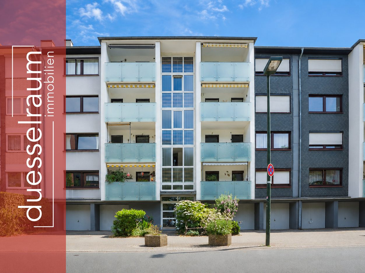 Immobilienangebot - Düsseldorf - Alle - Düsseldorf-Bilk: Ihr neues Zuhause in dieser 3-Zimmer-Wohnung mit Westloggia, Aufzug und Garage!