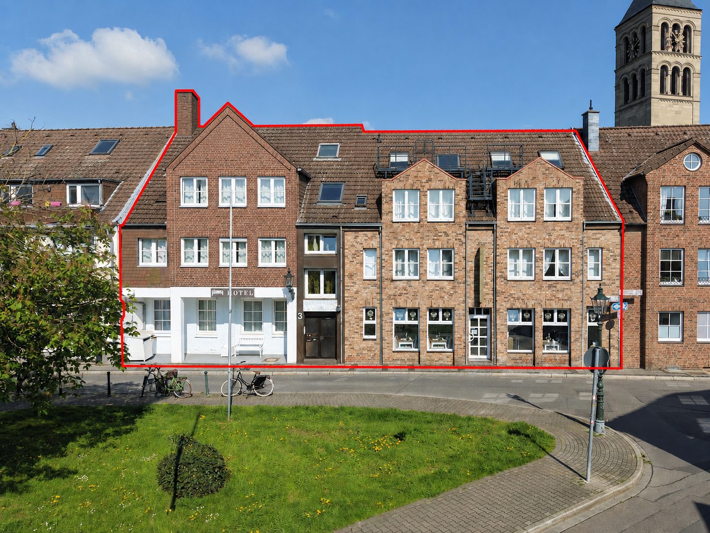 Immobilienangebot - Düsseldorf / Hamm - Alle - Attraktives Boarding-House-Konzept in Düsseldorf-Hamm – flexible Nutzung in Rheinnähe