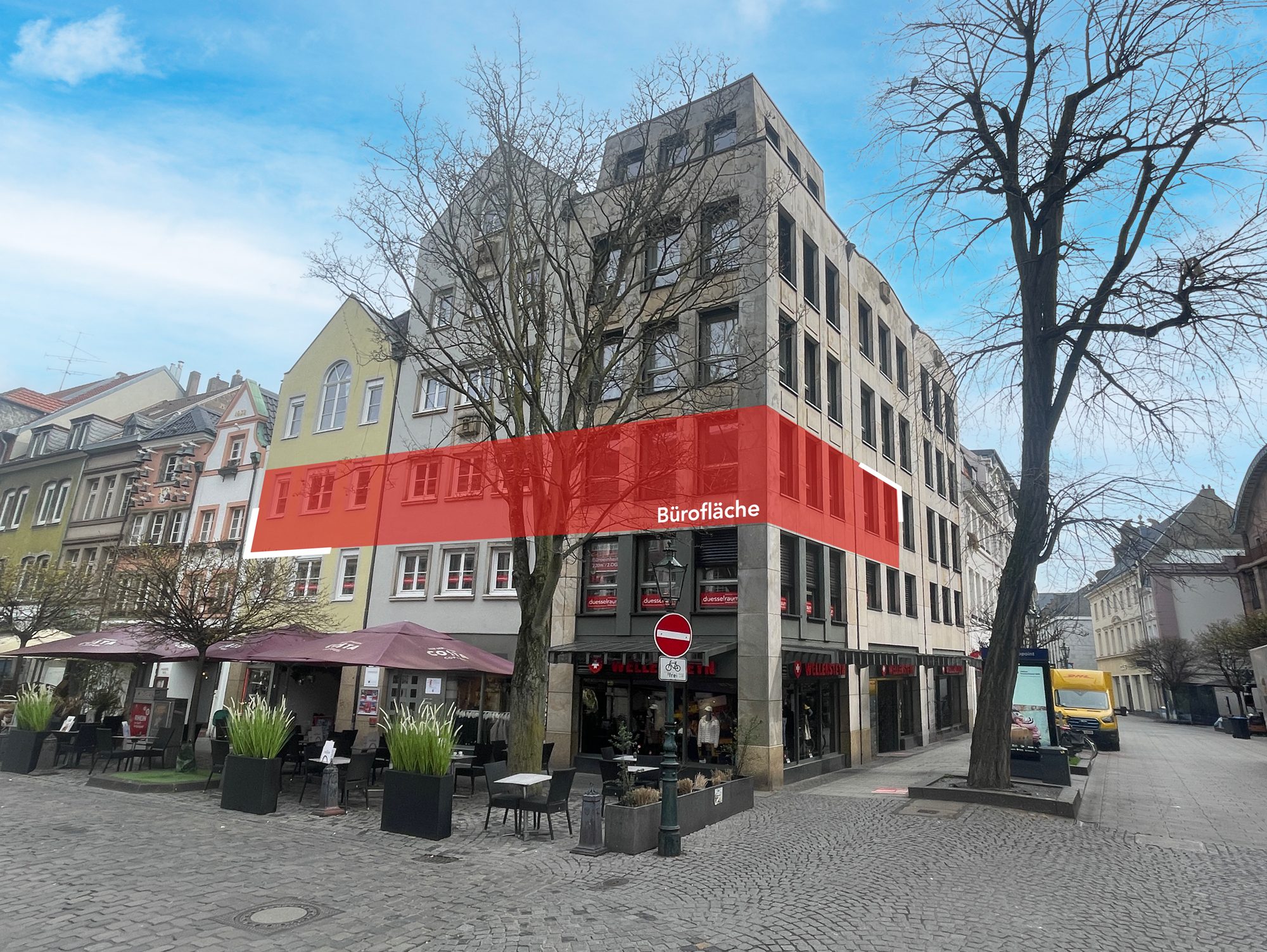 Immobilienangebot - Düsseldorf - Alle - Arbeiten, wo Düsseldorf lebt – Bürofläche mit ca. 164 m² Nutzfläche im Herzen der Altstadt!