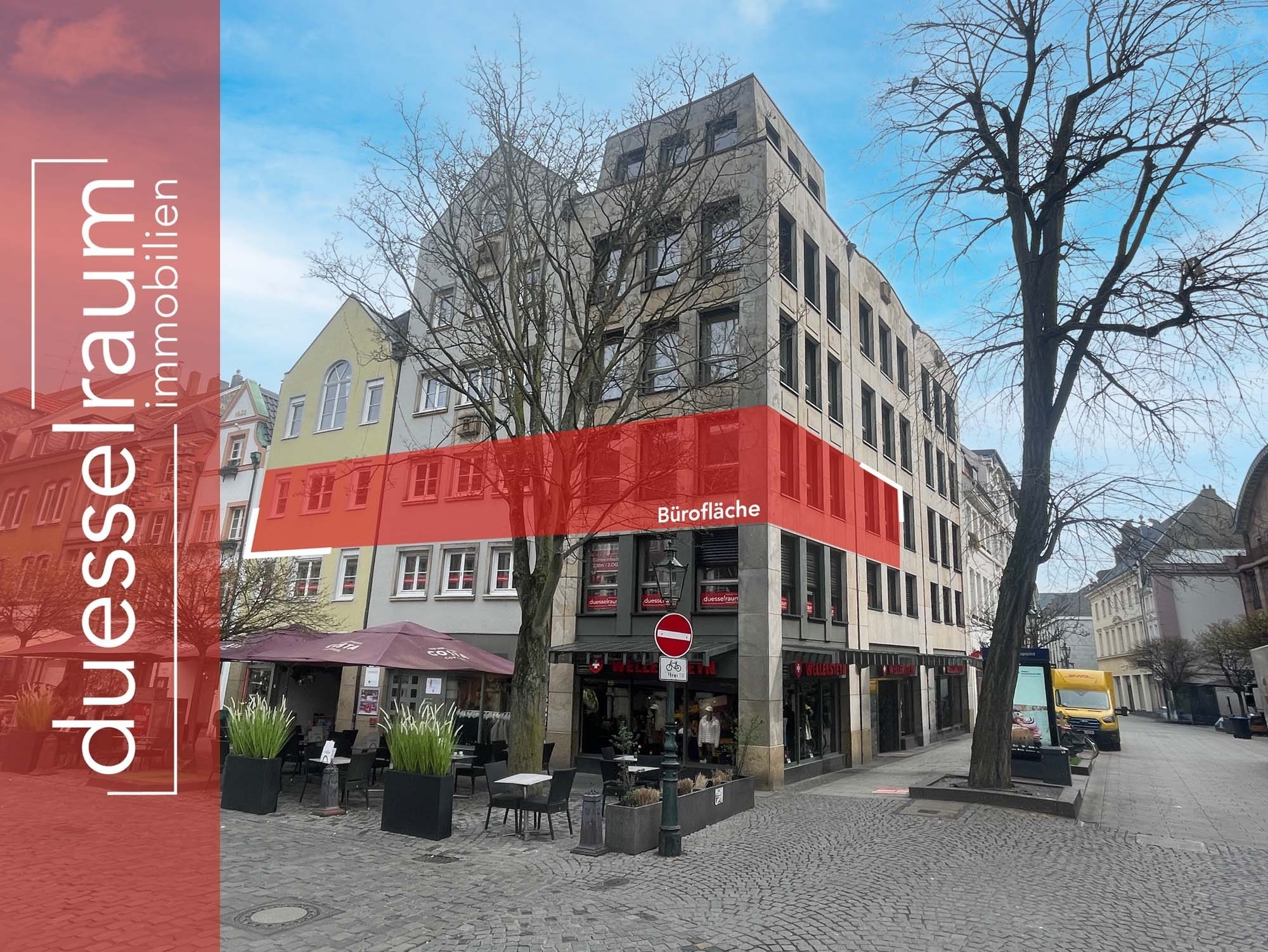 Immobilienangebot - Düsseldorf - Alle - Arbeiten, wo Düsseldorf lebt – Bürofläche mit ca. 164 m² Nutzfläche im Herzen der Altstadt!