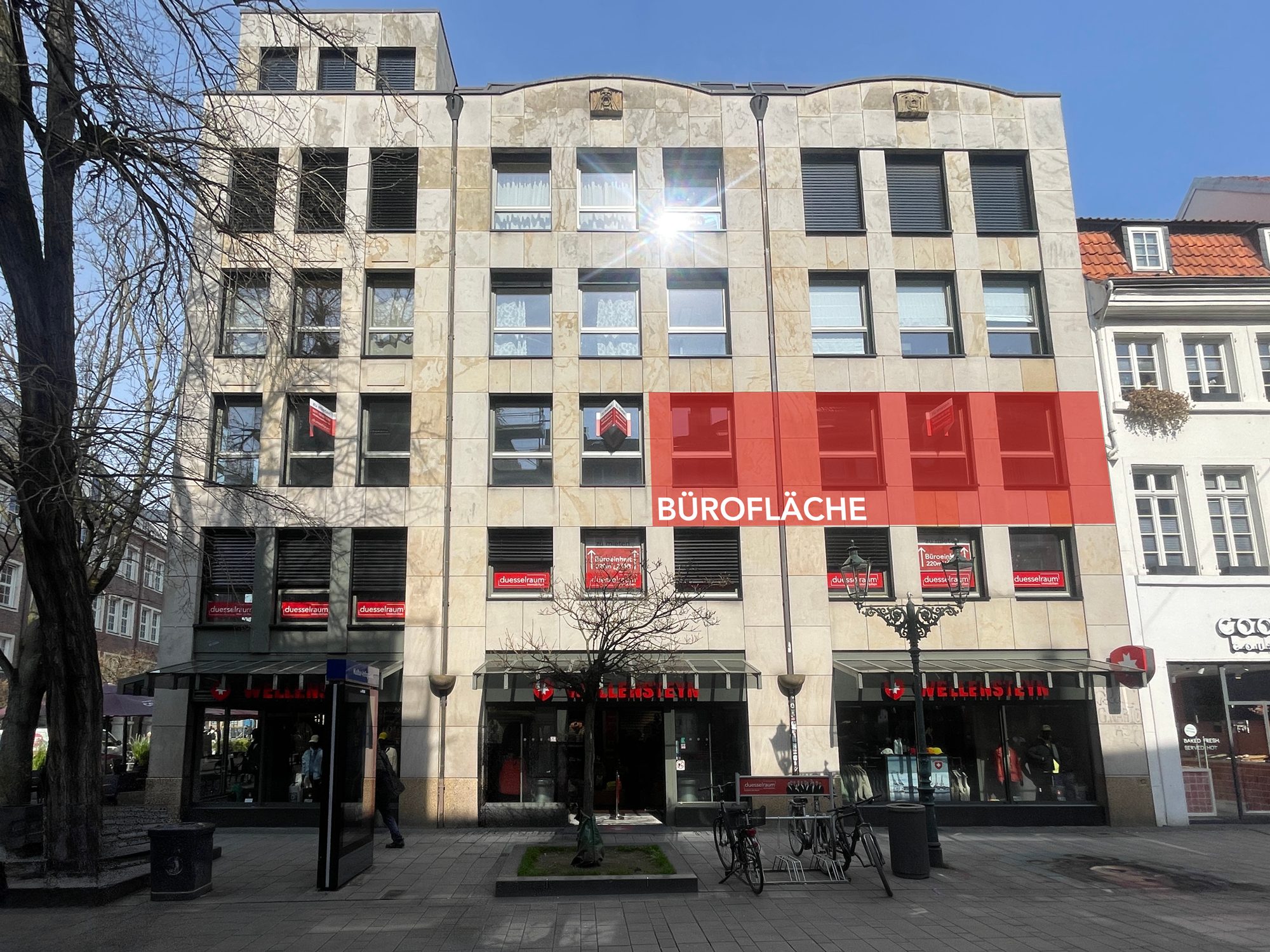 Immobilienangebot - Düsseldorf - Alle - Arbeiten, wo Düsseldorf lebt – Bürofläche mit ca. 80 m² Nutzfläche im Herzen der Altstadt!