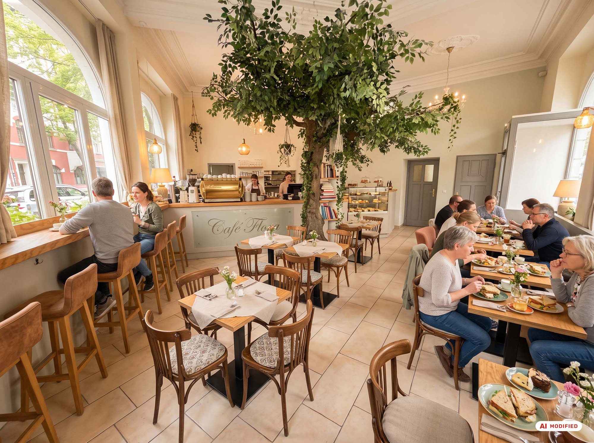 Immobilienangebot - Düsseldorf - Alle - Gastronomie mit Präsenz: Großzügige Gastrofläche in markantem Jugendstilhaus in Friedrichstadt!