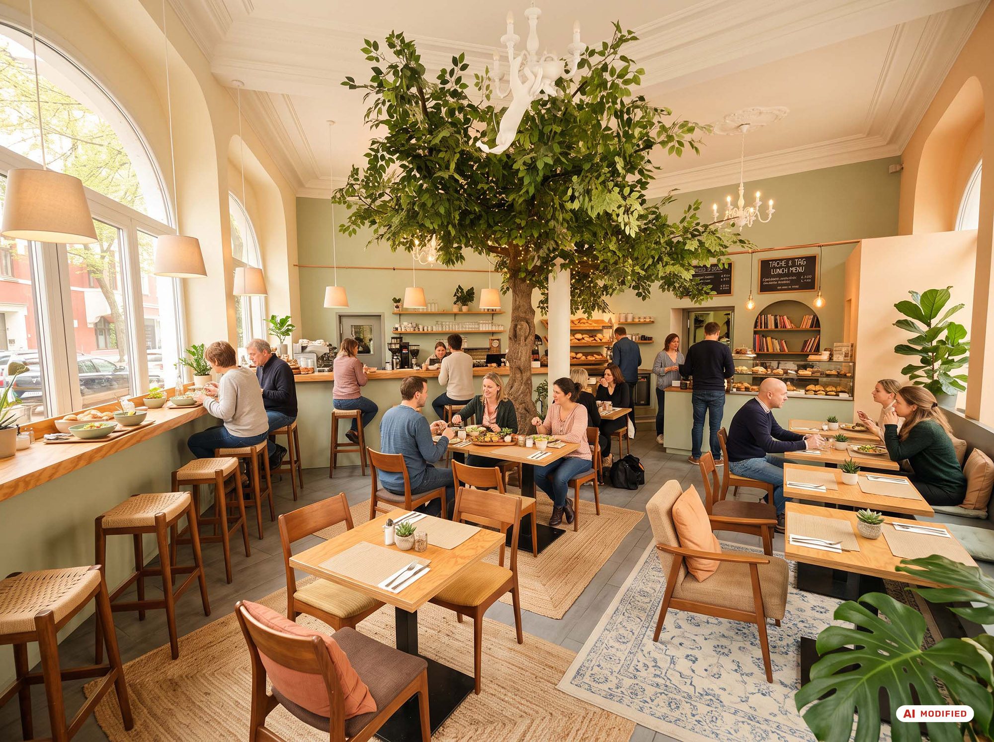 Immobilienangebot - Düsseldorf - Alle - Gastronomie mit Präsenz: Großzügige Gastrofläche in markantem Jugendstilhaus in Friedrichstadt!