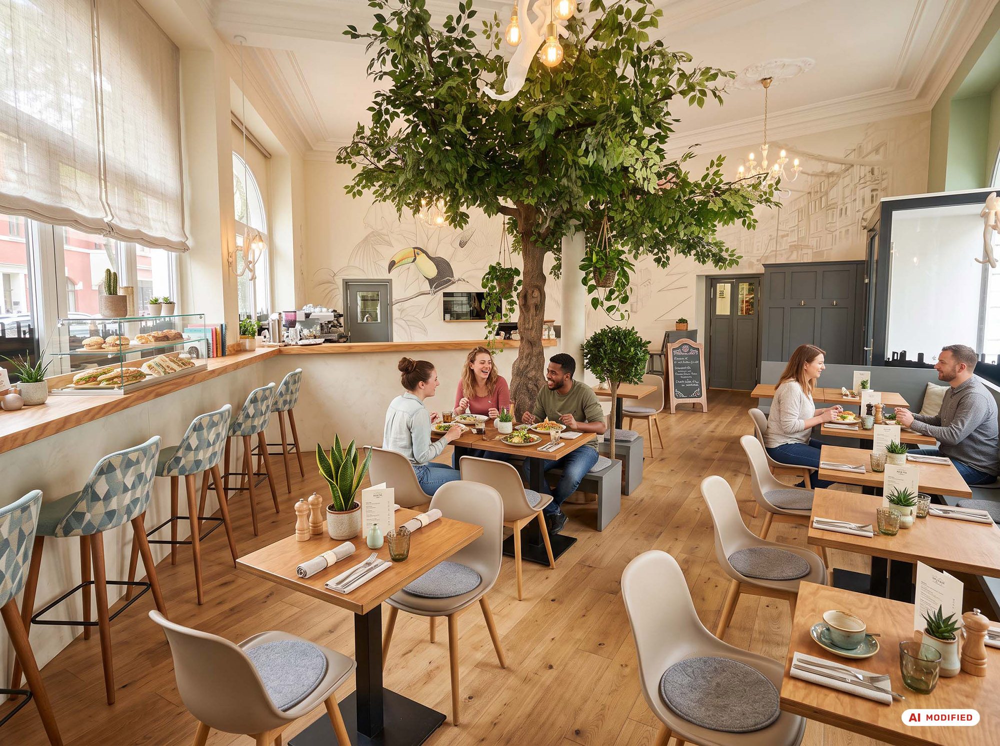 Immobilienangebot - Düsseldorf - Alle - Gastronomie mit Präsenz: Großzügige Gastrofläche in markantem Jugendstilhaus in Friedrichstadt!
