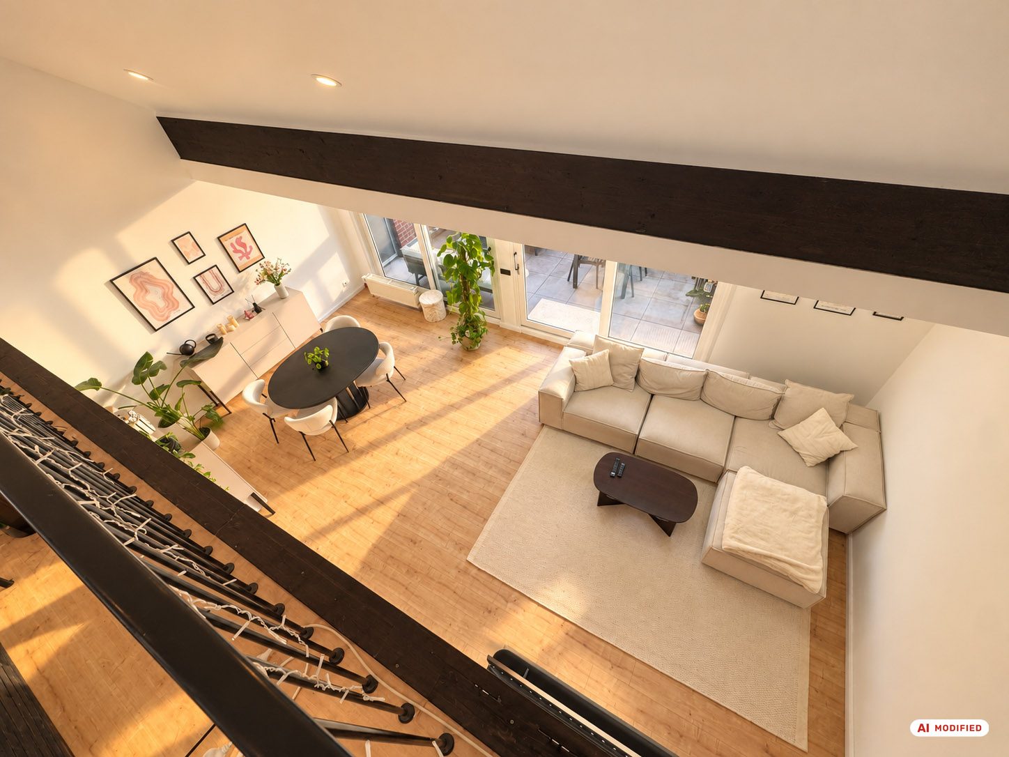 Immobilienangebot - Düsseldorf - Alle - Eller: Wohnen mit Weitblick - Großzügige Dachgeschosswohnung mit Galerie und drei Balkonen
