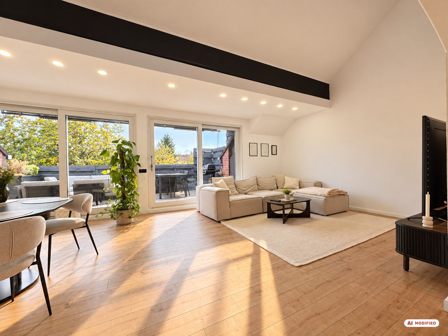 Immobilienangebot - Düsseldorf - Alle - Eller: Wohnen mit Weitblick - Großzügige Dachgeschosswohnung mit Galerie und drei Balkonen