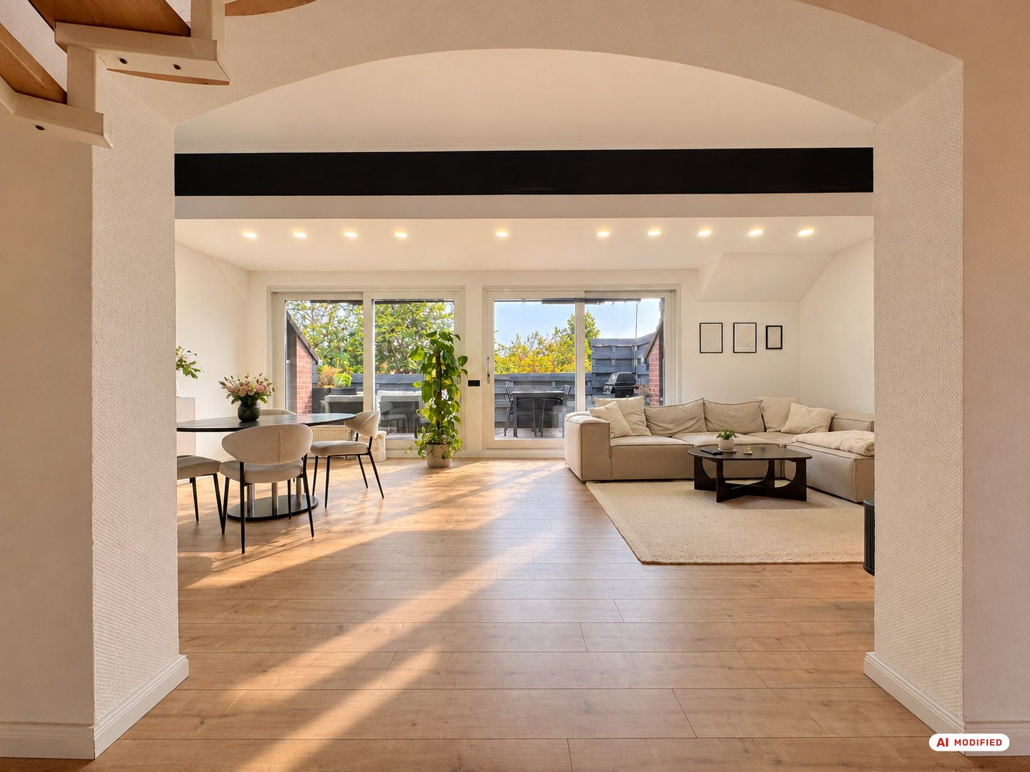 Immobilienangebot - Düsseldorf - Alle - Eller: Wohnen mit Weitblick - Großzügige Dachgeschosswohnung mit Galerie und drei Balkonen