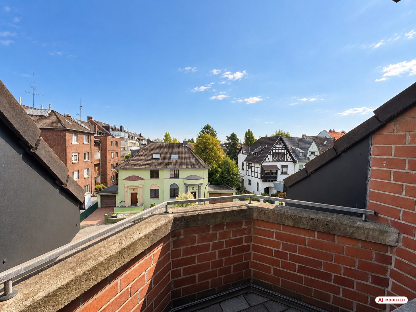 Immobilienangebot - Düsseldorf - Alle - Eller: Wohnen mit Weitblick - Großzügige Dachgeschosswohnung mit Galerie und drei Balkonen