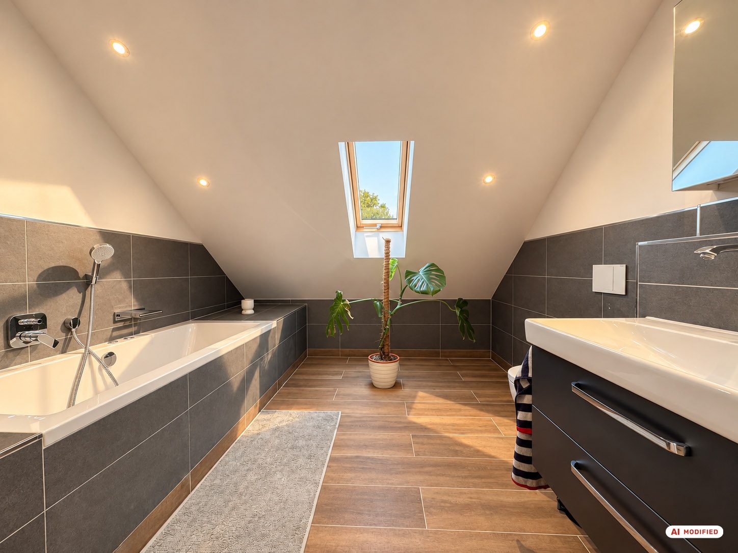 Immobilienangebot - Düsseldorf - Alle - Eller: Wohnen mit Weitblick - Großzügige Dachgeschosswohnung mit Galerie und drei Balkonen