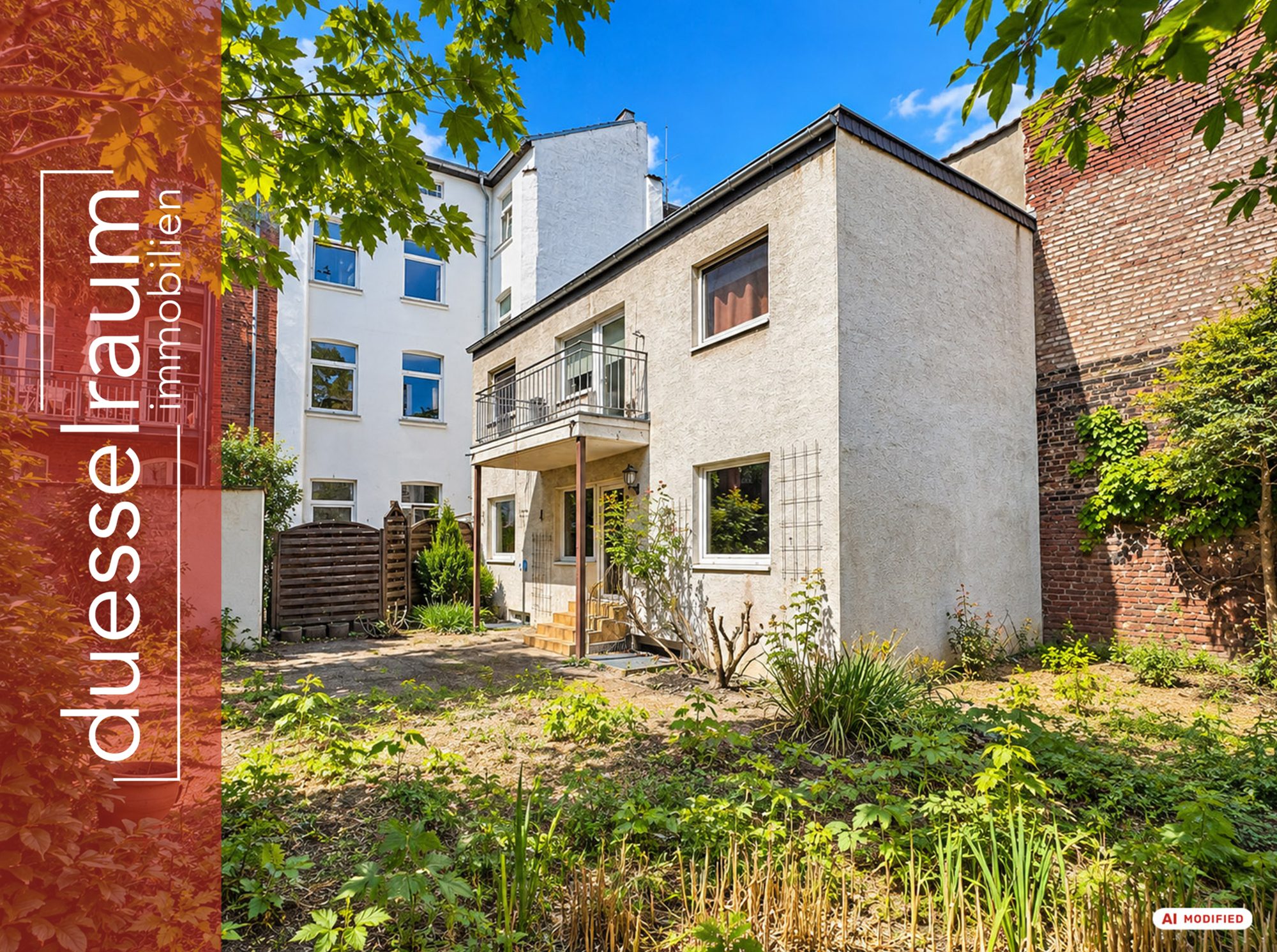 Immobilienangebot - Düsseldorf / Derendorf - Alle - Derendorf: Wohnen mit eigenem Garten – viel Potenzial für Ihre persönlichen Wohnideen