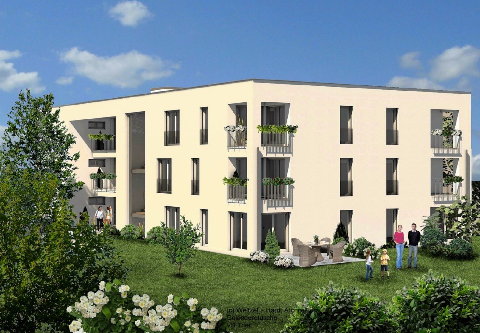 Volksbank Trier Eifel Immobilien GmbH - Immobilienangebot - Trier - Etagenwohnung - Baubeginn erfolgt! Exklusives Wohnerlebnis - Freiraum für alle Lebenslagen