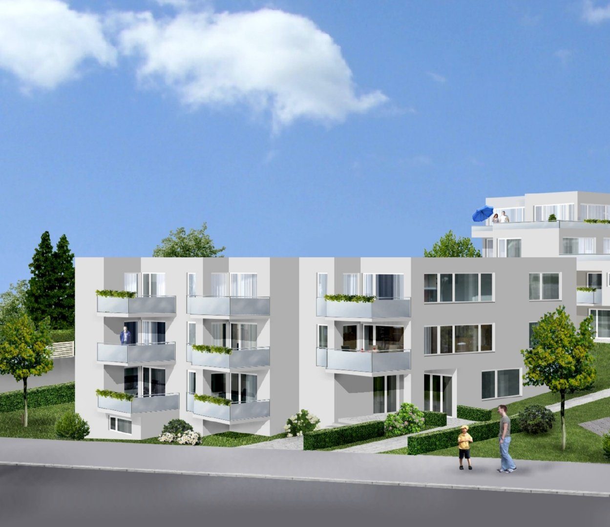 Volksbank Trier Eifel Immobilien GmbH - Immobilienangebot - Trier - Etagenwohnung - Exklusives Wohnen mit Aussicht auf Trier in Waldrandlage - Wohngebiet Castelnau