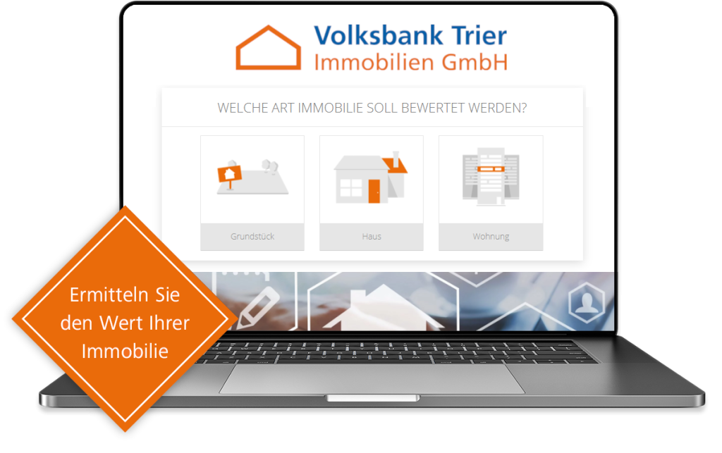 Wertermittlung Ihrer Immobilie online - Volksbank Trier Immobilien