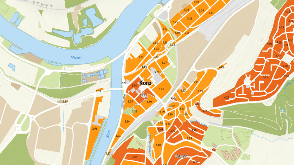 Aktuelle Immobilienpreise für Konz - Volksbank Trier Eifel Immobilien