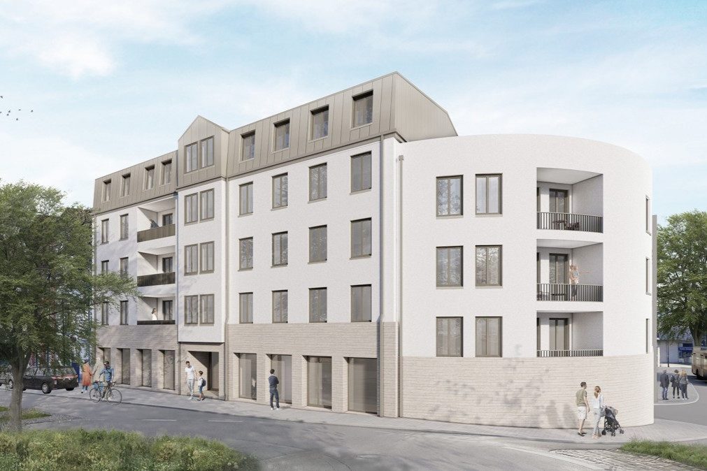 Volksbank Trier Eifel Immobilien GmbH - Immobilienangebot - Bitburg - Alle - NEUES KÖSTERHAUS | BITBURG - Neubau von 17 Wohnungen und 1 Gewerbeeinheit