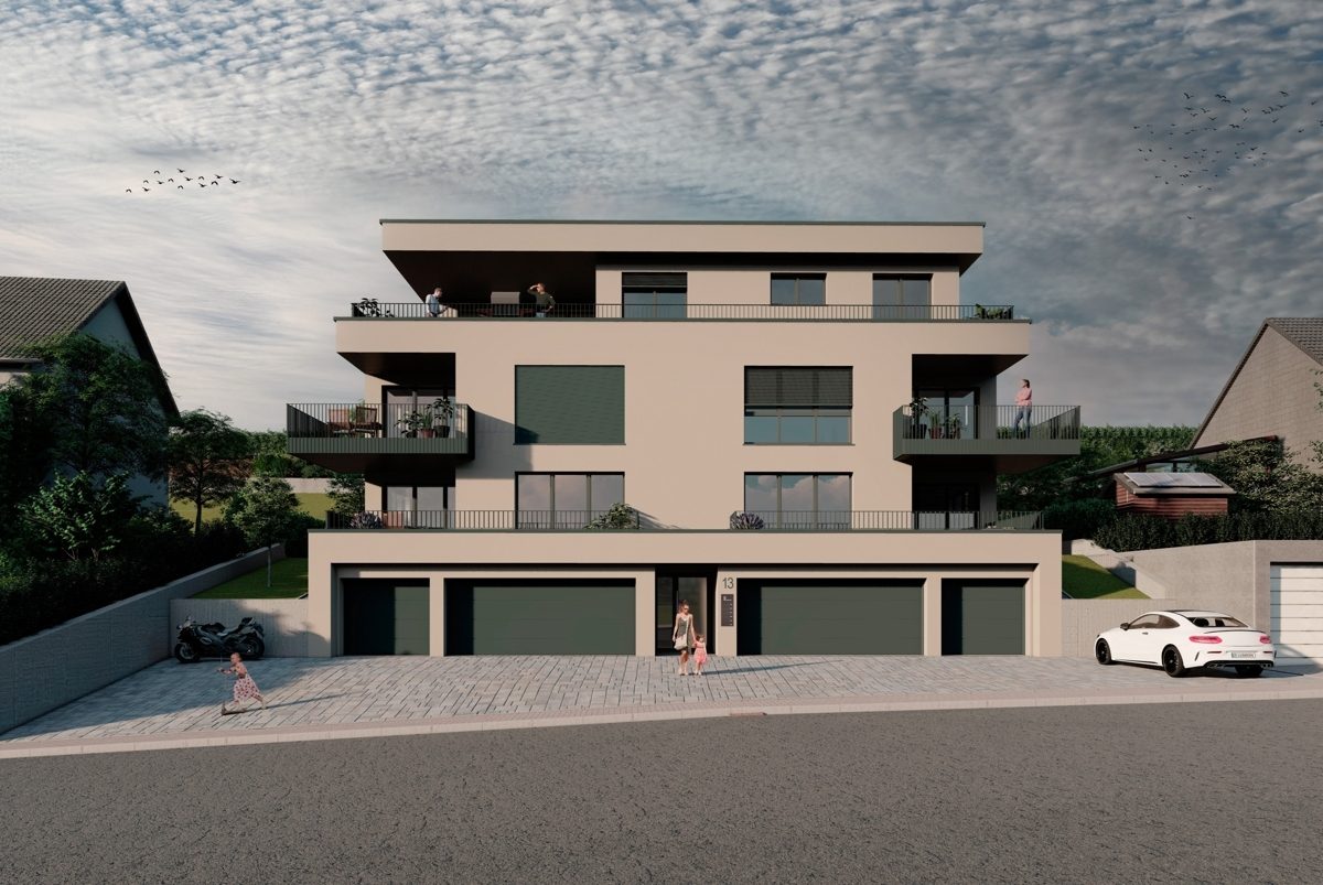 Volksbank Trier Eifel Immobilien GmbH - Immobilienangebot - Trierweiler - Alle - Profitieren Sie vom gesicherten 2,72 % KFW-Kreditzins - Neubau-Eigentumswohnung in Trierweiler