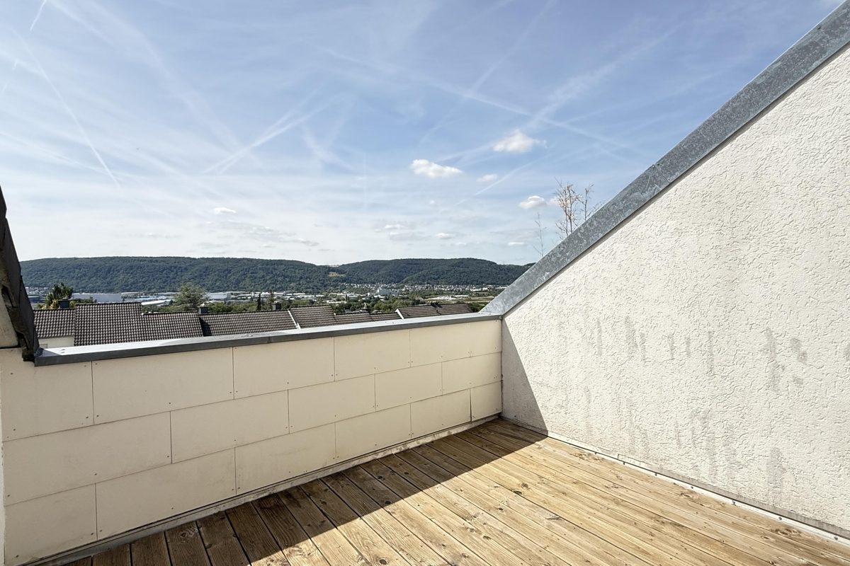 Volksbank Trier Eifel Immobilien GmbH - Immobilienangebot - Trier-Feyen - Alle - Maisonettewohnung mit Dachterrasse und Fernblick in Trier-Feyen