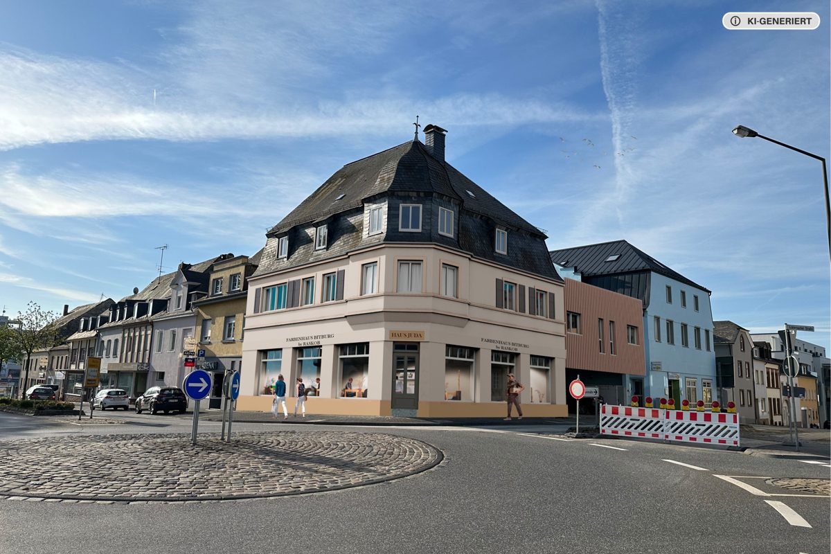 Volksbank Trier Eifel Immobilien GmbH - Immobilienangebot - Bitburg - Alle - Altbaucharme trifft modernen Wohnkomfort – hochwertig renovierte 4-Zimmer-Wohnung in Bitburg
