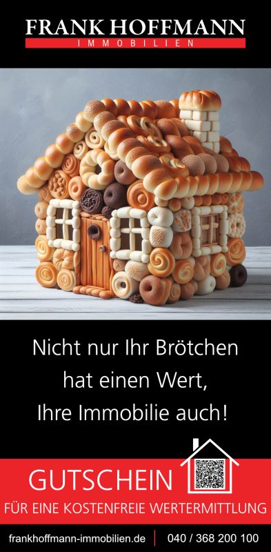 Brötchentüten Anzeige von Frank Hoffmann Immobilien
