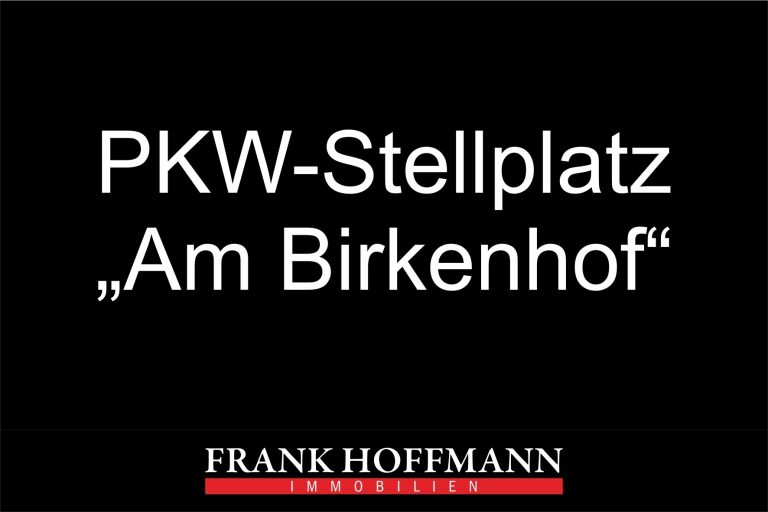Immobilienangebot - Norderstedt - Alle - Perfekter PKW-Stellplatz "Am Birkenhof" in Norderstedt