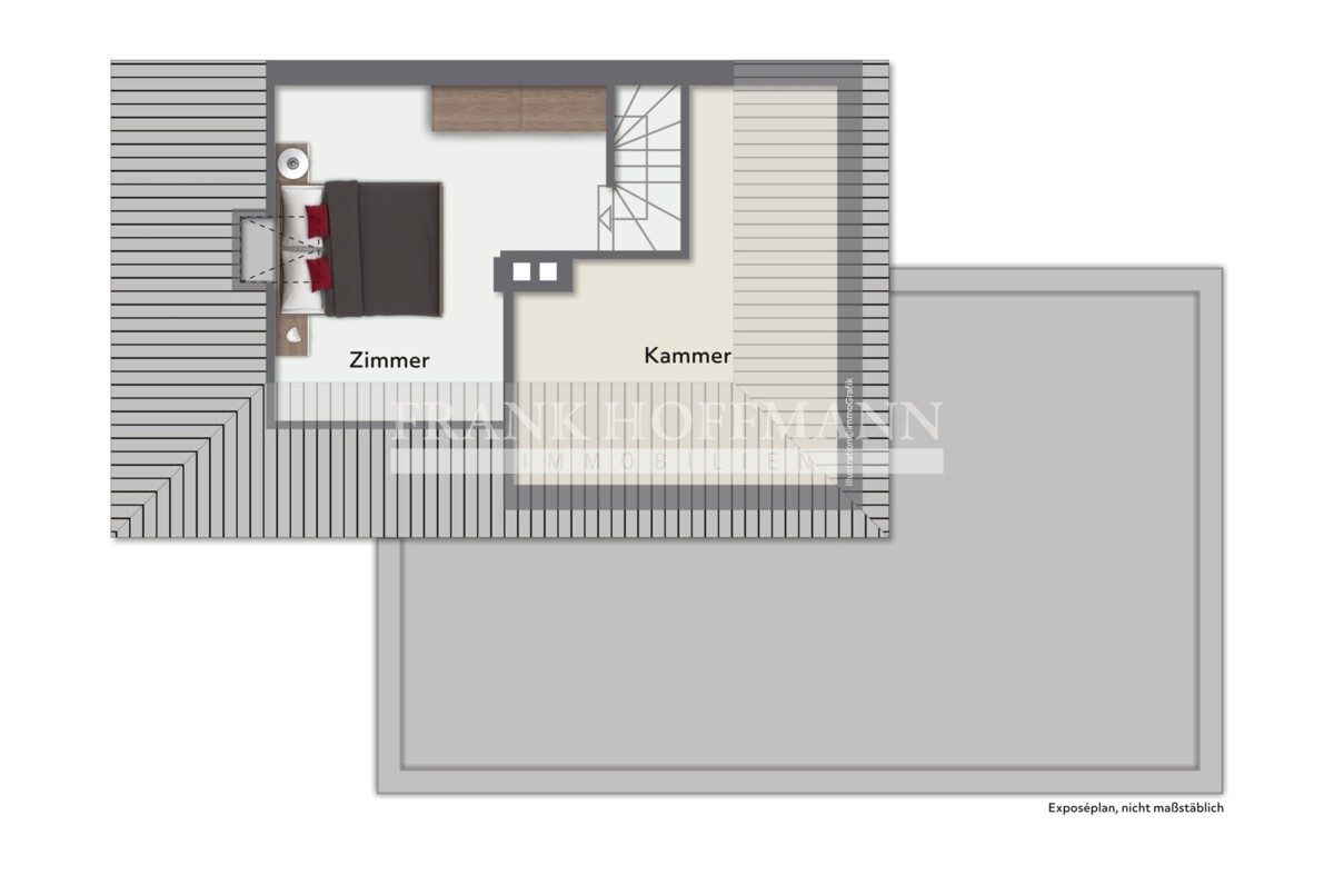 Immobilienangebot - Hamburg - Haus_Wohnung - Kapitalanlage - Klassische, vermietete  Doppelhaushälfte mit großem Anbau in Hamburg-Volksdorf