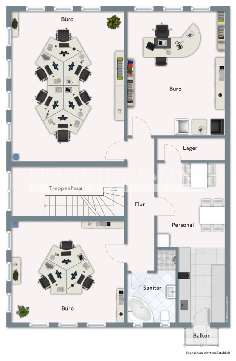 Immobilienangebot - Kaltenkirchen - Alle - Gepflegte Büroetage im Gewerbegebiet Süd in Kaltenkirchen