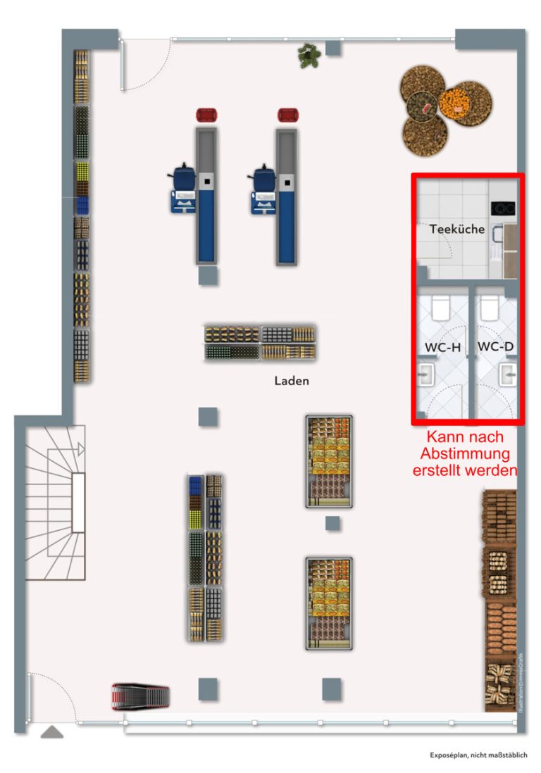 Immobilienangebot - Henstedt-Ulzburg - Alle - Individuelle Ladenfläche in infrastrukturell attraktiver Lage!