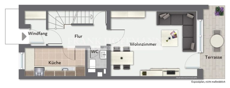 Immobilienangebot - Norderstedt - Alle - Attraktives Mittelreihenhaus in gefragter Lage Norderstedts !