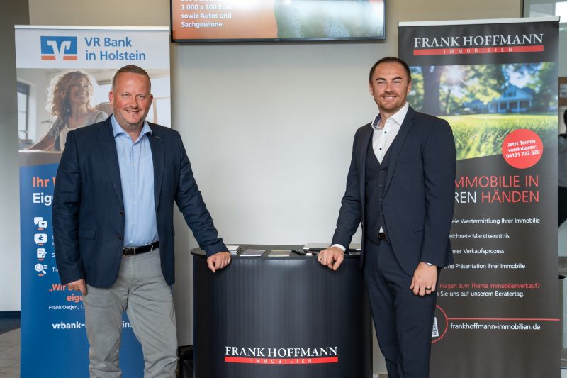 Frank Hoffmann Immobilien - Kooperation VR Bank in Holstein
