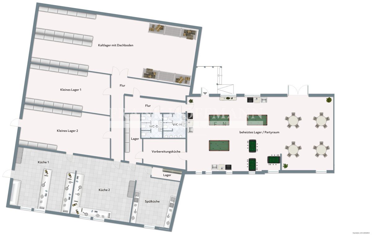 Immobilienangebot - Kisdorf - Commercial_Hallen - Vielseitige Büro-, Lager-, oder Veranstaltungsfläche mit Möglichkeit der gastronomischen Nutzung