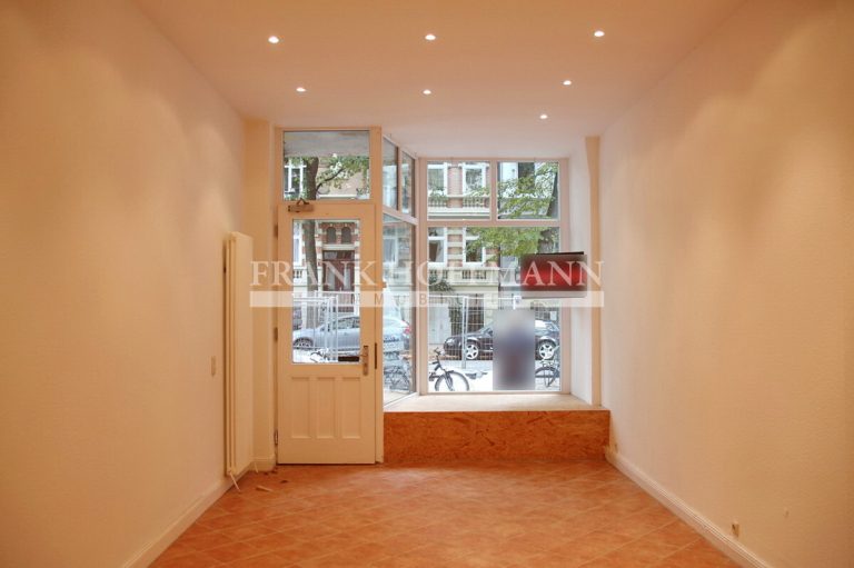 Immobilienangebot - Hamburg - Alle - Attraktives Ladenlokal in guter Lage von Hamburg-Eimsbüttel - Vermietet