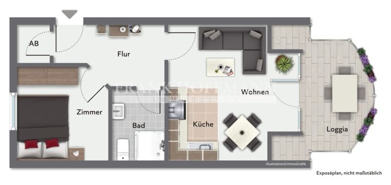 Immobilienangebot - Alveslohe - Alle - Kapitalanlage in Alveslohe - Vermietete Dachgeschosswohnung inkl. wohnlich ausgebautem Dachstudio