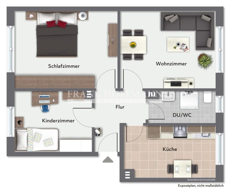 Immobilienangebot - Hamburg - Alle - Frei lieferbare Eigentumswohnung im urbanen Hamburg-Lokstedt