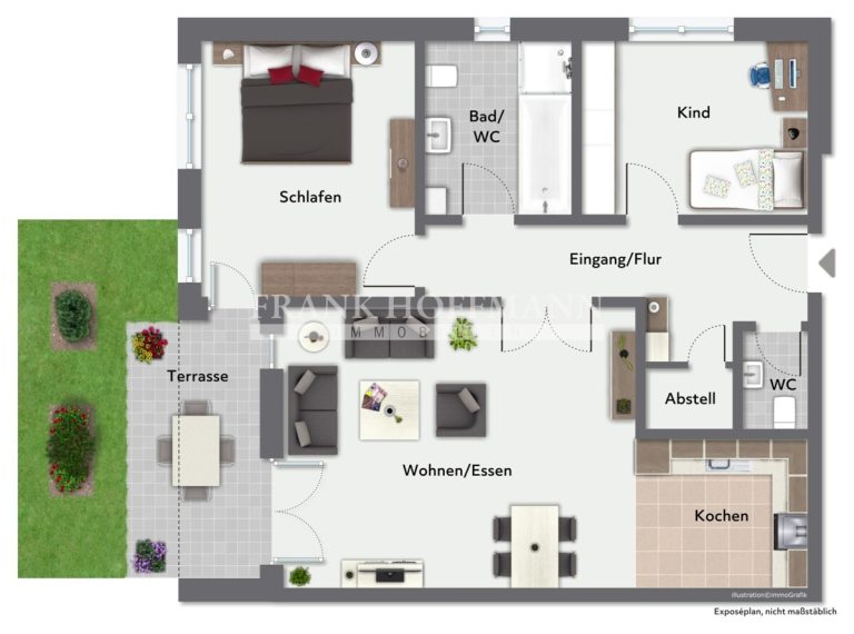 Immobilienangebot - Henstedt-Ulzburg - Alle - Attraktive Wohnung mit Terrasse, Aufzug und Stellplatz -zentral in Henstedt-Ulzburg