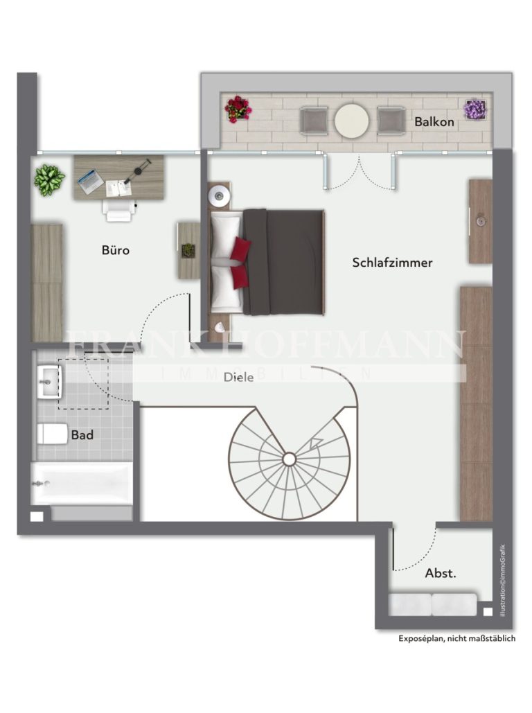 Immobilienangebot - Hamburg - Alle - Hochwertige Maisonettewohnung am Tierpark Hagenbeck mit 2 TG-Stellplätzen in Hamburg-Stellingen