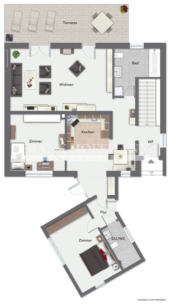 Immobilienangebot - Quickborn - Alle - Einzigartiges, buntes Zuhause mit modernem Anbau und Gartenparadies