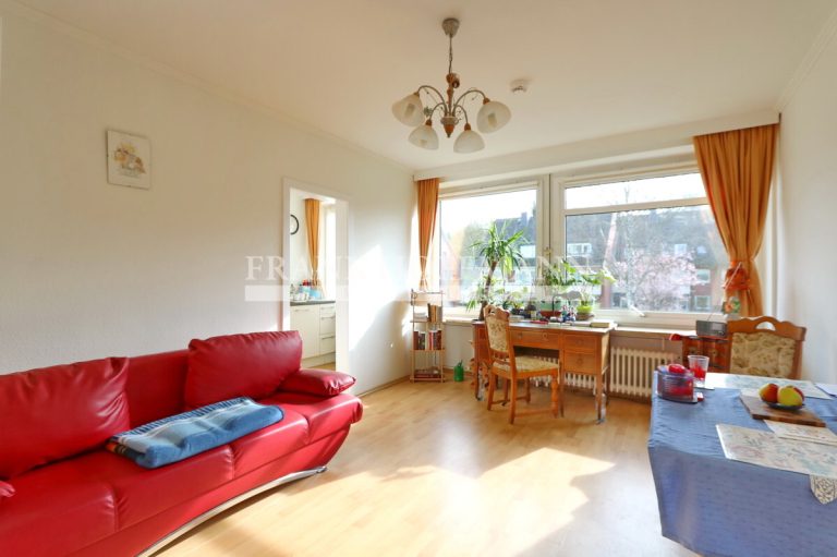 Immobilienangebot - Hamburg - Alle - Kapitalanlage in Hamburg-Farmsen-Berne - Vermietete 2-Zimmer-Eigentumswohnung mit Loggia